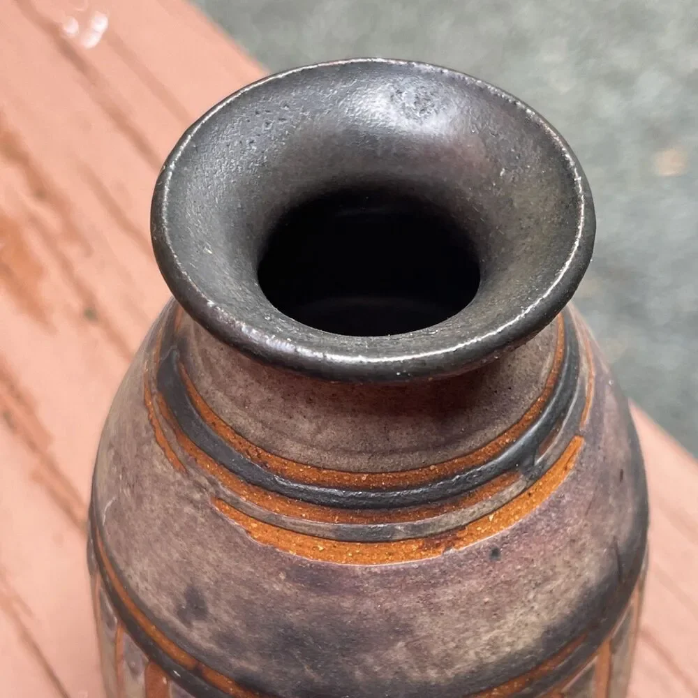 Navajo Redware Pottery Vase 4.75